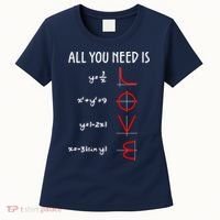 All You Need Is Love Math Vertical Women's T-Shirt thumb 0