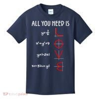 All You Need Is Love Math Vertical Kids T-Shirt thumb 0