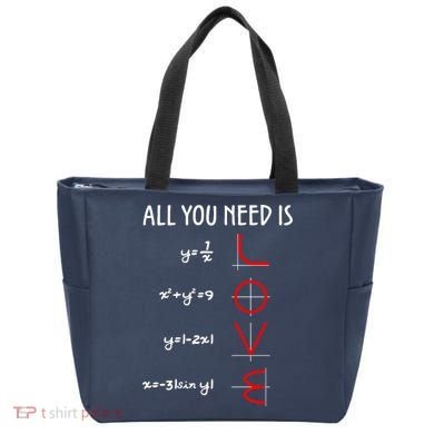 All You Need Is Love Math Vertical Tote Bag