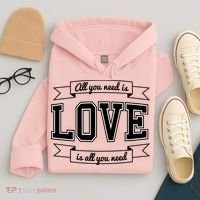 All You Need Is Love Is All You Need Hoodie thumb 4