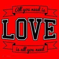 All You Need Is Love Is All You Need Santa Hat thumb 1