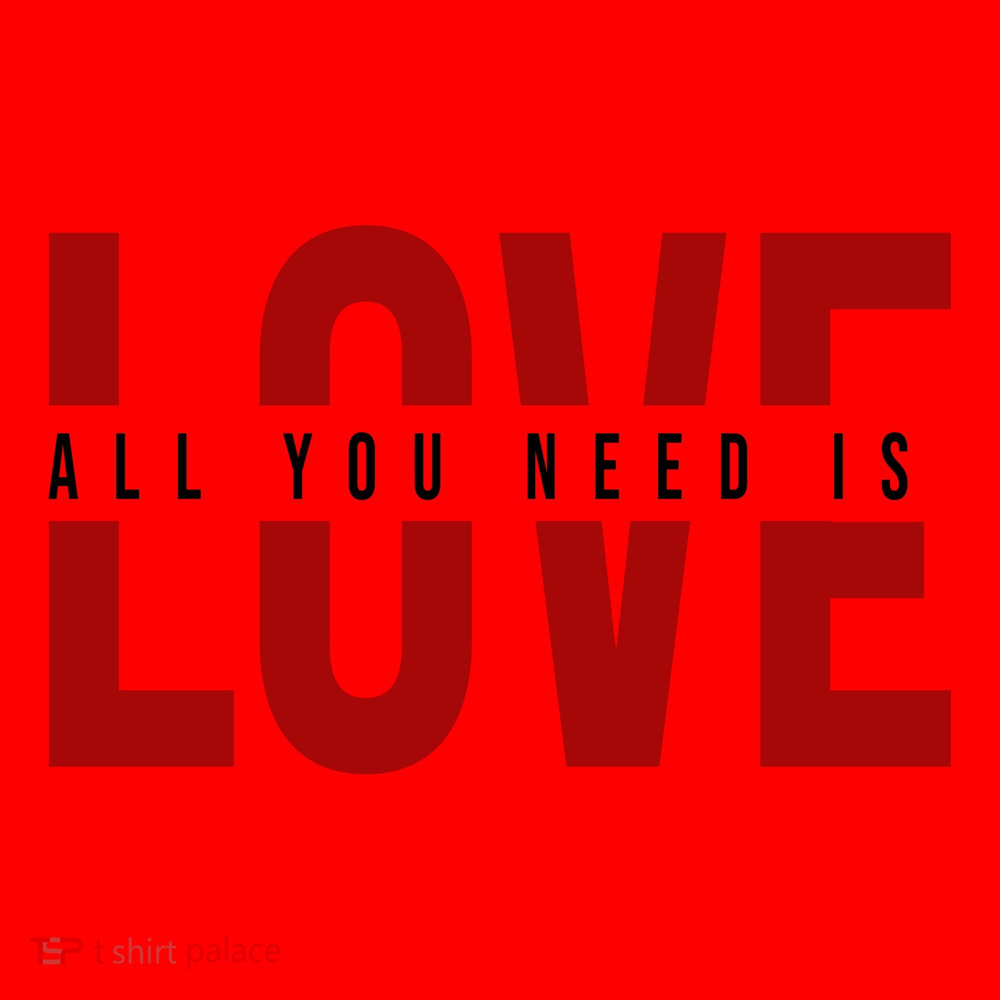 All You Need Is Love Cute Gift Santa Hat