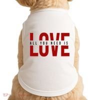 All You Need Is Love Cute Gift Doggie Tank thumb 0