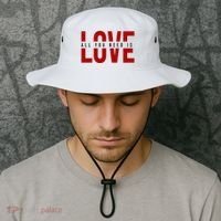 All You Need Is Love Cute Gift Bucket Hat thumb 2
