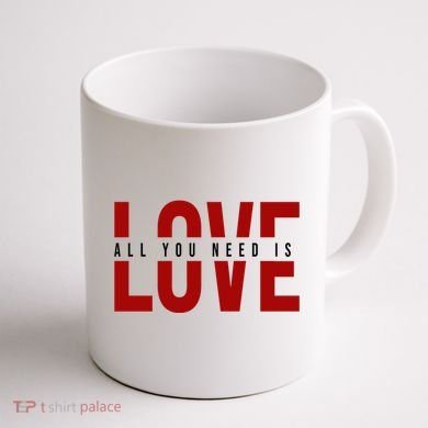 All You Need Is Love Cute Gift Coffee Mug back