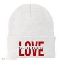 All You Need Is Love Cute Gift Beanie thumb 0