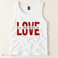 All You Need Is Love Cute Gift Tank Top thumb 2