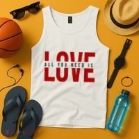 All You Need Is Love Cute Gift Tank Top thumb 4