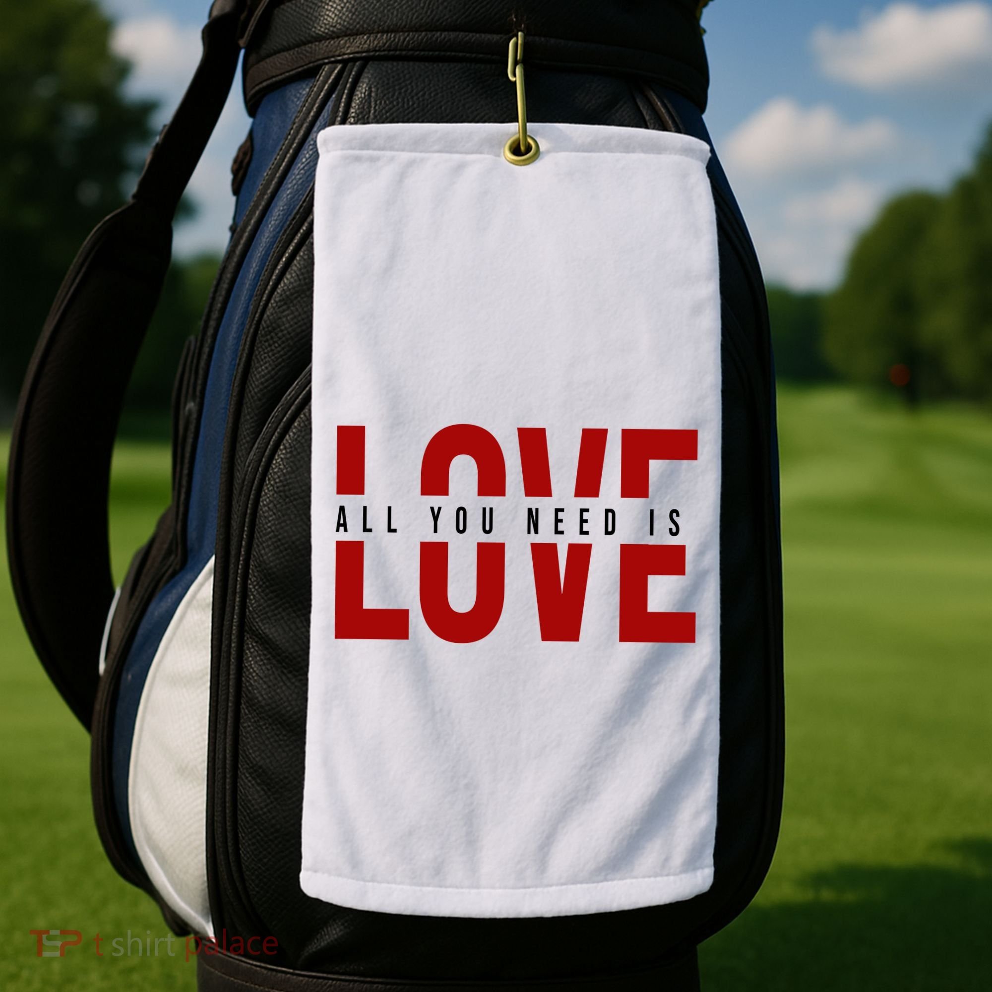 All You Need Is Love Cute Gift Golf Towel