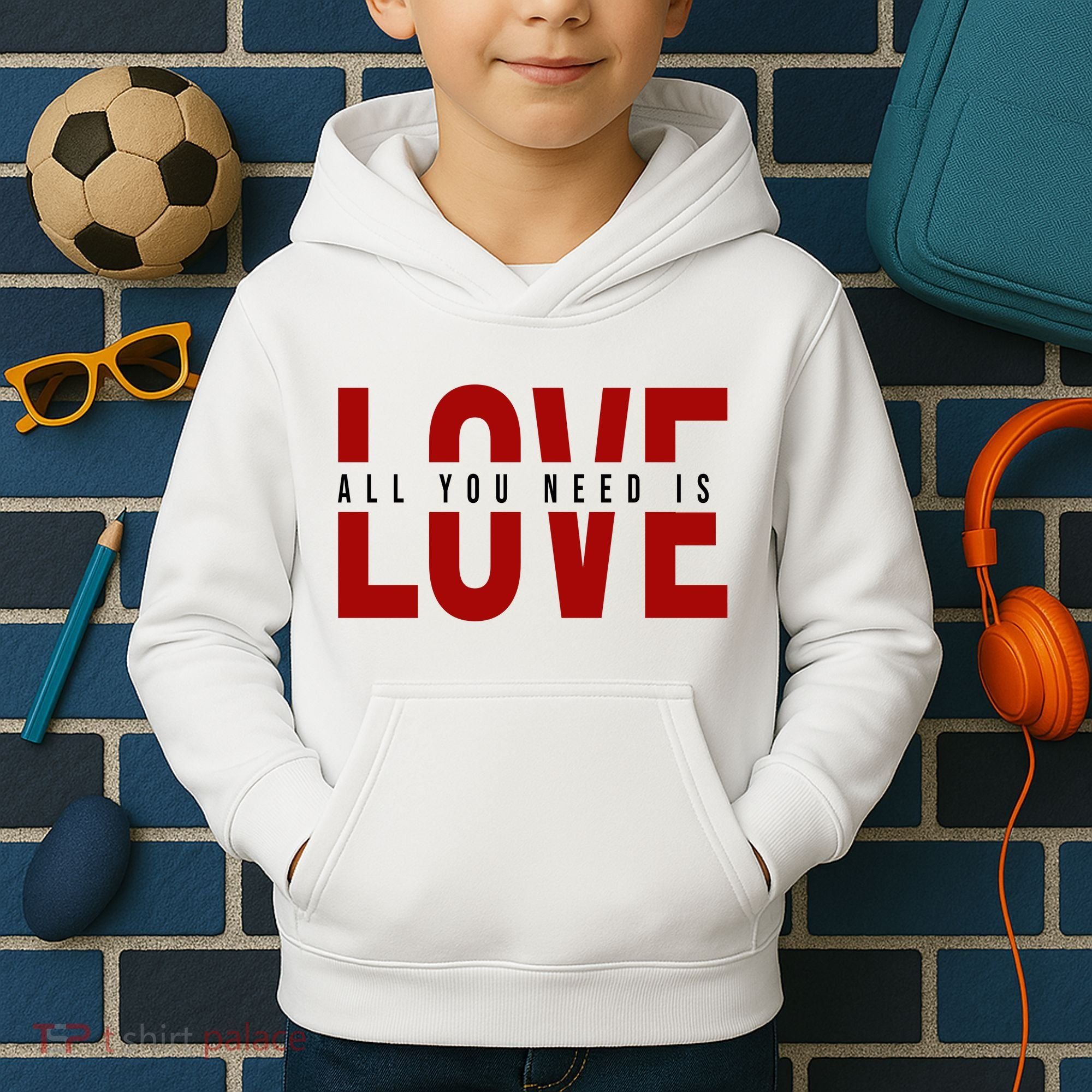 All You Need Is Love Cute Gift Kids Hoodie