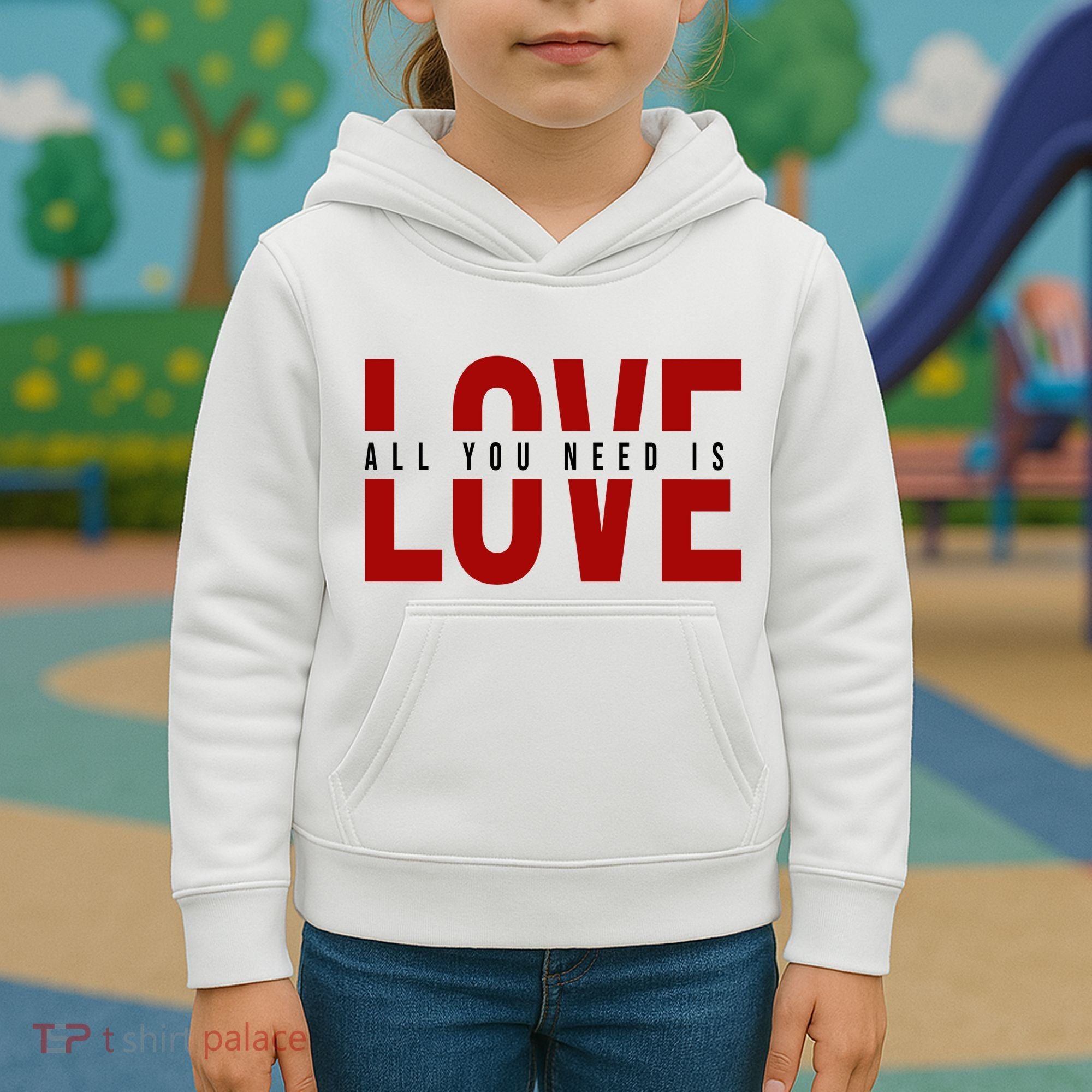 All You Need Is Love Cute Gift Kids Hoodie
