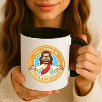 All You Need Is Jesus And Bitcoin Coffee Mug thumb 3