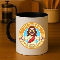 All You Need Is Jesus And Bitcoin Coffee Mug thumb 4