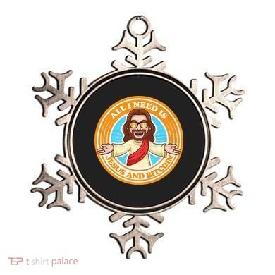 All You Need Is Jesus And Bitcoin Ornament