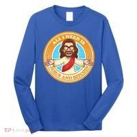 All You Need Is Jesus And Bitcoin Long Sleeve Shirt thumb 0
