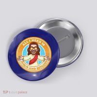 All You Need Is Jesus And Bitcoin Button thumb 0