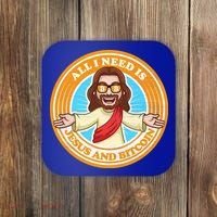 All You Need Is Jesus And Bitcoin Coaster thumb 0
