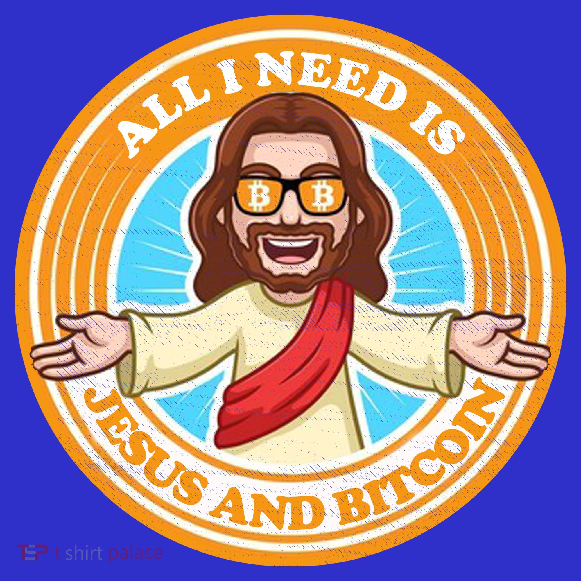 All You Need Is Jesus And Bitcoin Mousepad