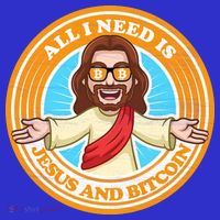All You Need Is Jesus And Bitcoin Baby Bodysuit thumb 2