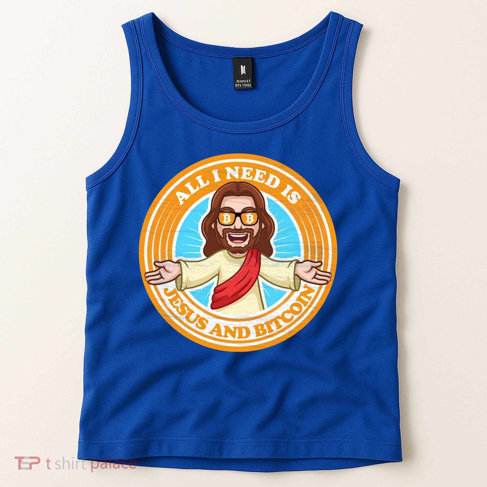 All You Need Is Jesus And Bitcoin Tank Top