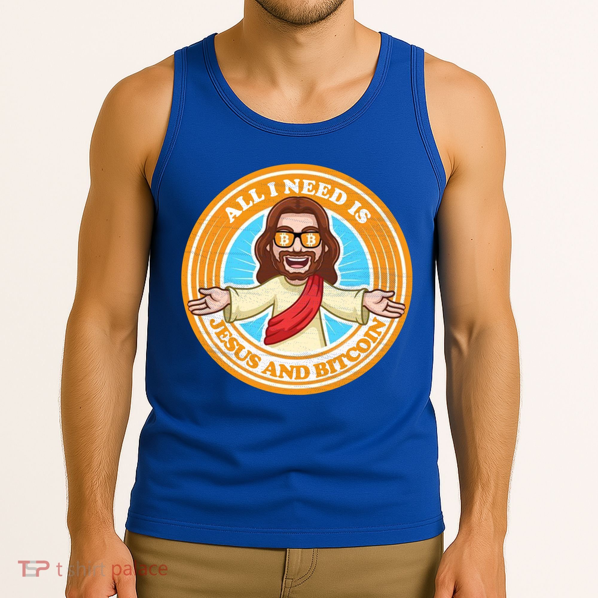 All You Need Is Jesus And Bitcoin Tank Top