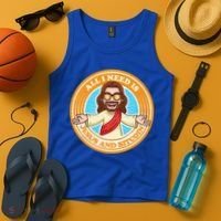 All You Need Is Jesus And Bitcoin Tank Top thumb 4