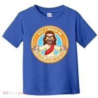 All You Need Is Jesus And Bitcoin Toddler T-Shirt thumb 0