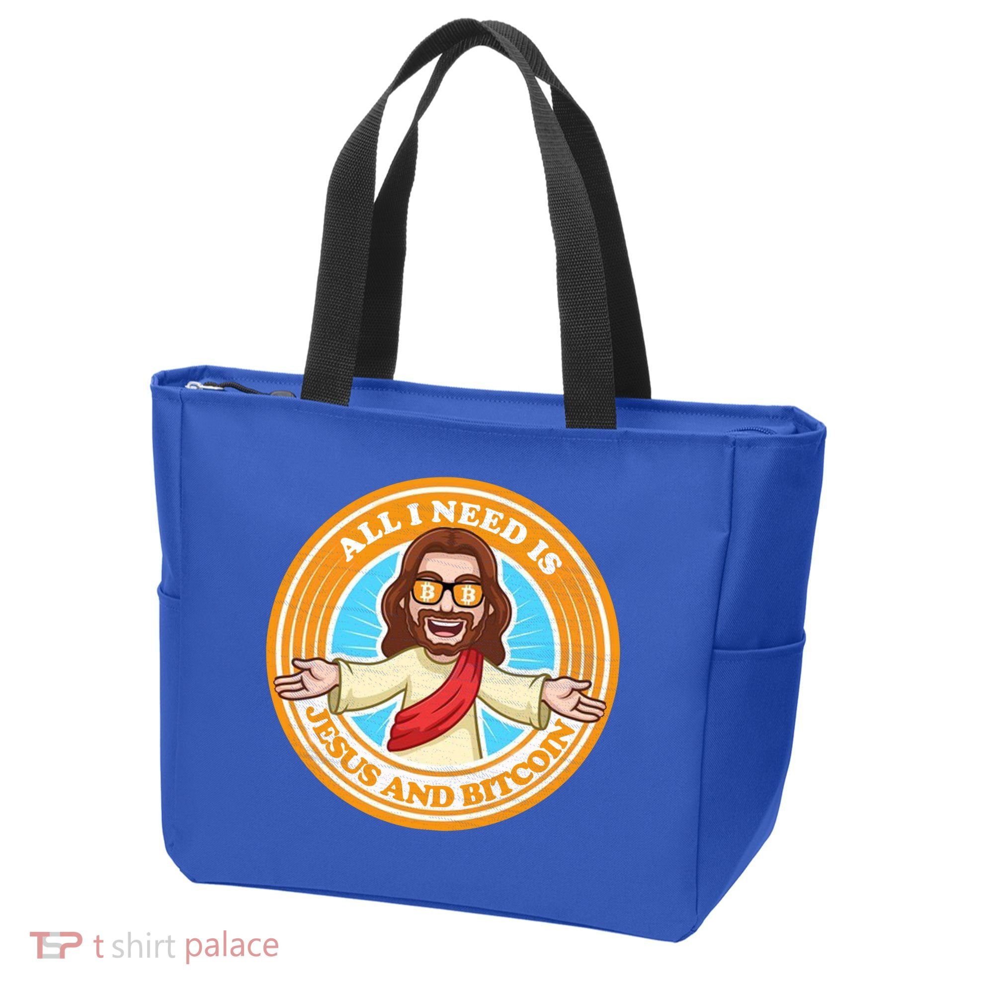 All You Need Is Jesus And Bitcoin Tote Bag