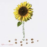 All You Need Is A Dog And Love Sunflower Paw Prints Gift Women's Tank Top thumb 5