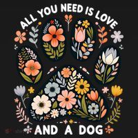 ALL You Need Is Love And A Dog Women's Hoodie thumb 2
