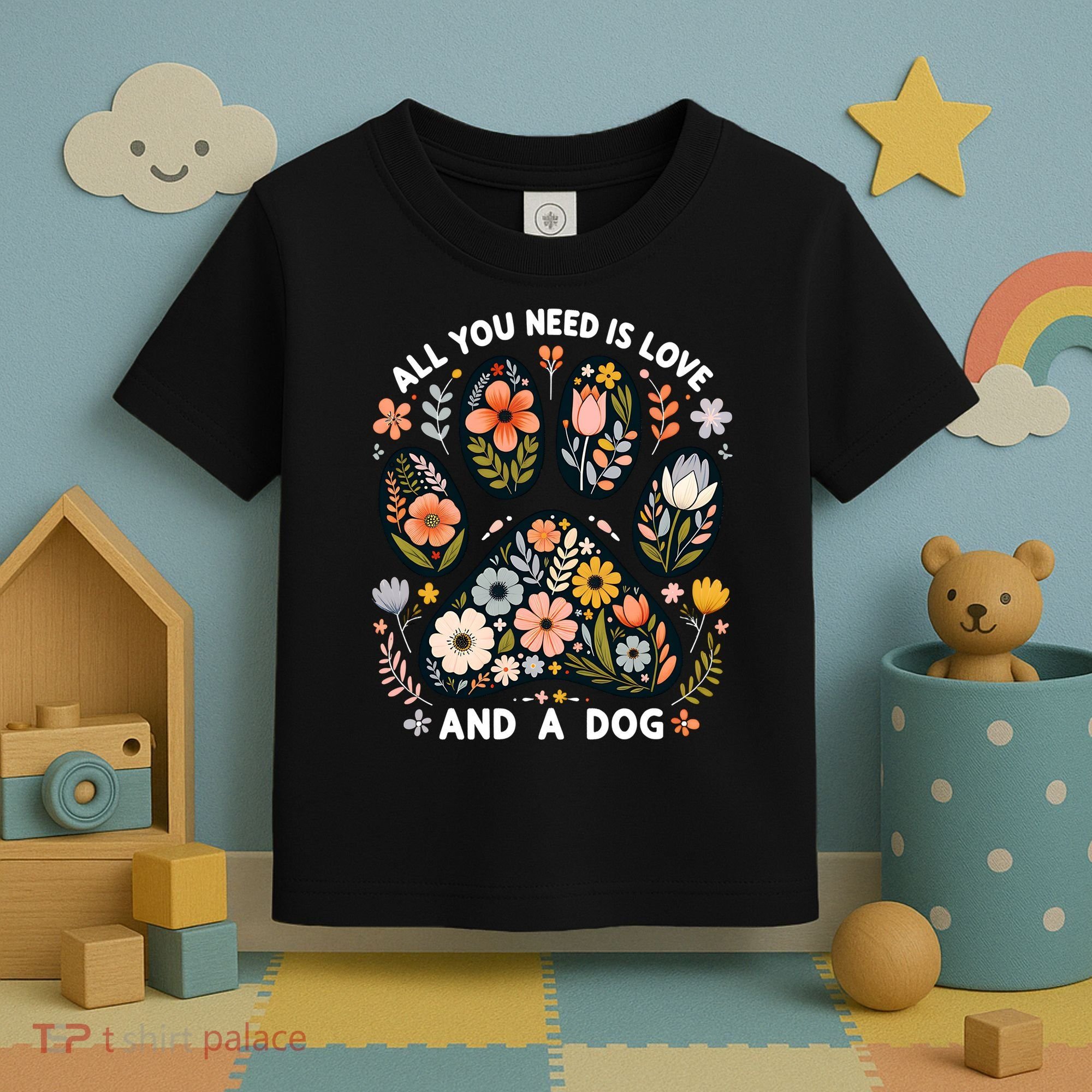 ALL You Need Is Love And A Dog Toddler T-Shirt