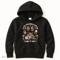 ALL You Need Is Love And A Dog Kids Hoodie thumb 0