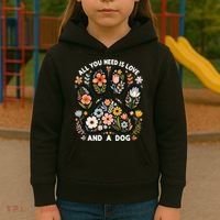 ALL You Need Is Love And A Dog Kids Hoodie thumb 3