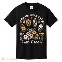 ALL You Need Is Love And A Dog Kids T-Shirt thumb 0