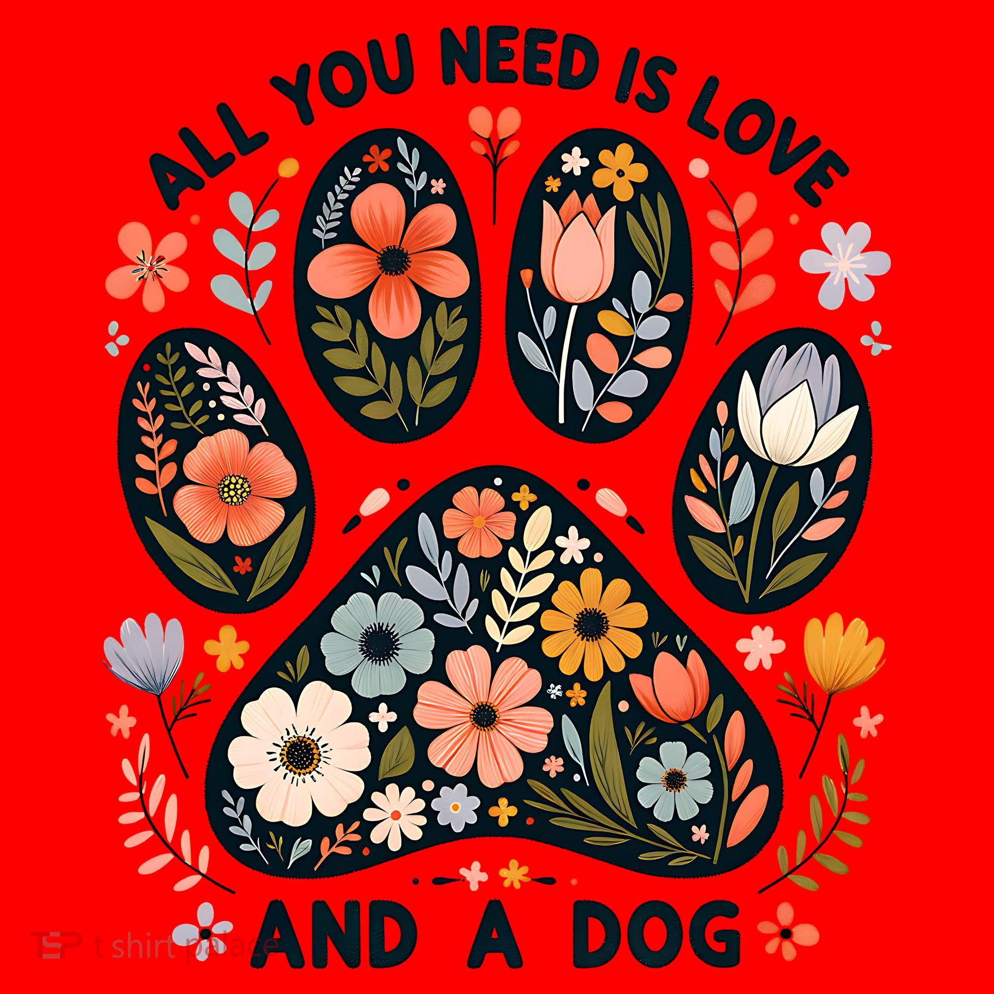 ALL You Need Is Love And A Dog Santa Hat