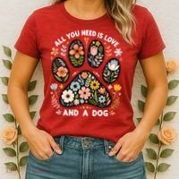 ALL You Need Is Love And A Dog Women's T-Shirt thumb 2