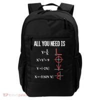 All You Need Is Love Funny Cute Math Equation Cool Gift Backpack thumb 0