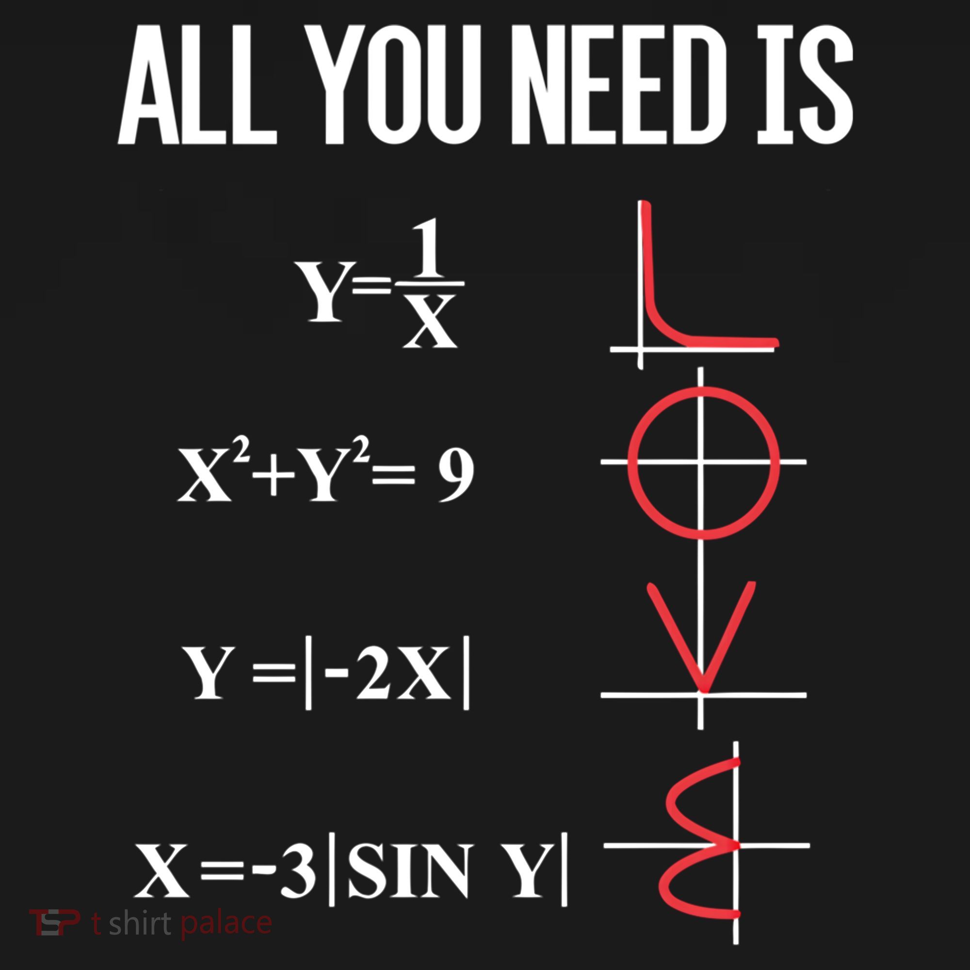 All You Need Is Love Funny Cute Math Equation Cool Gift Bucket Hat