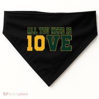 All You Need Is 10ve Funny USA-Made Doggie Bandana thumb 0