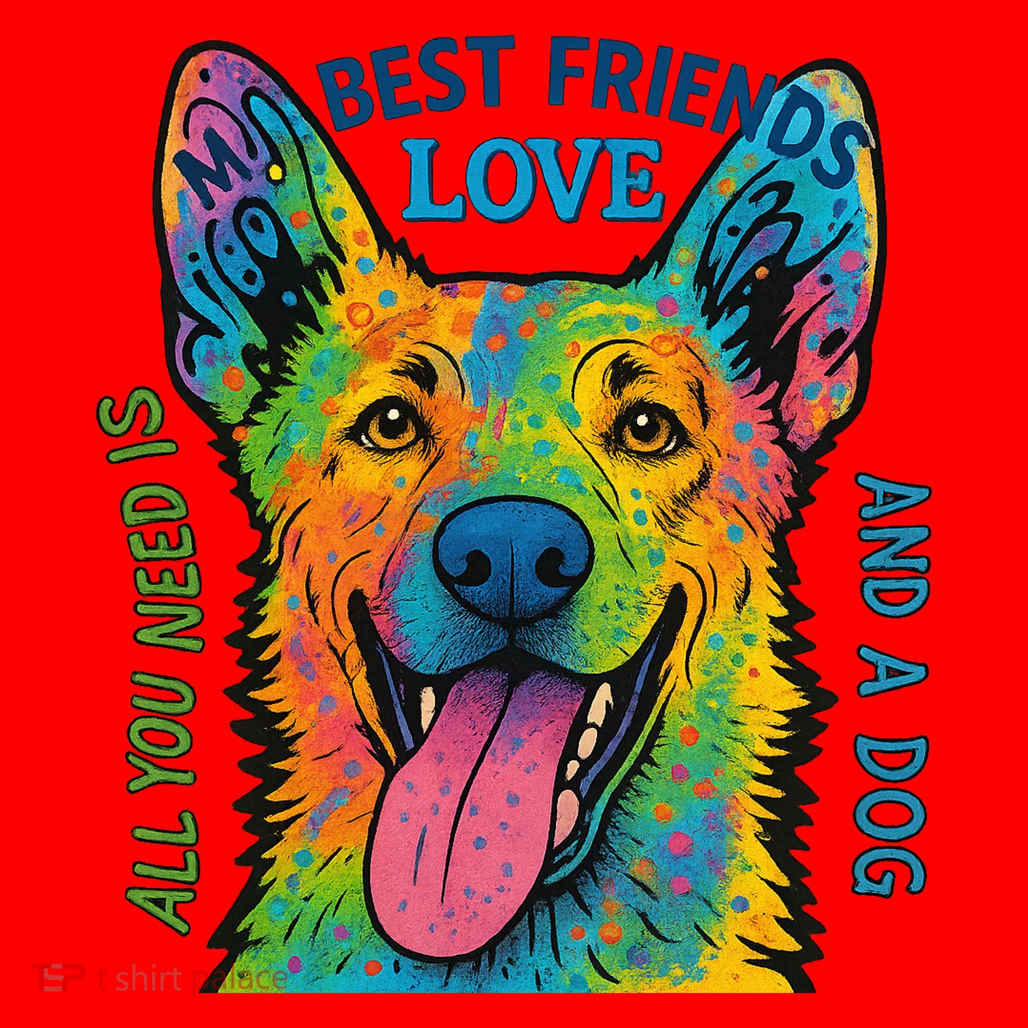 All You Need Is Love And A Dog Santa Hat