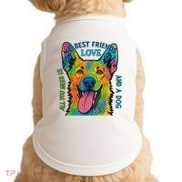 All You Need Is Love And A Dog Doggie Tank thumb 0