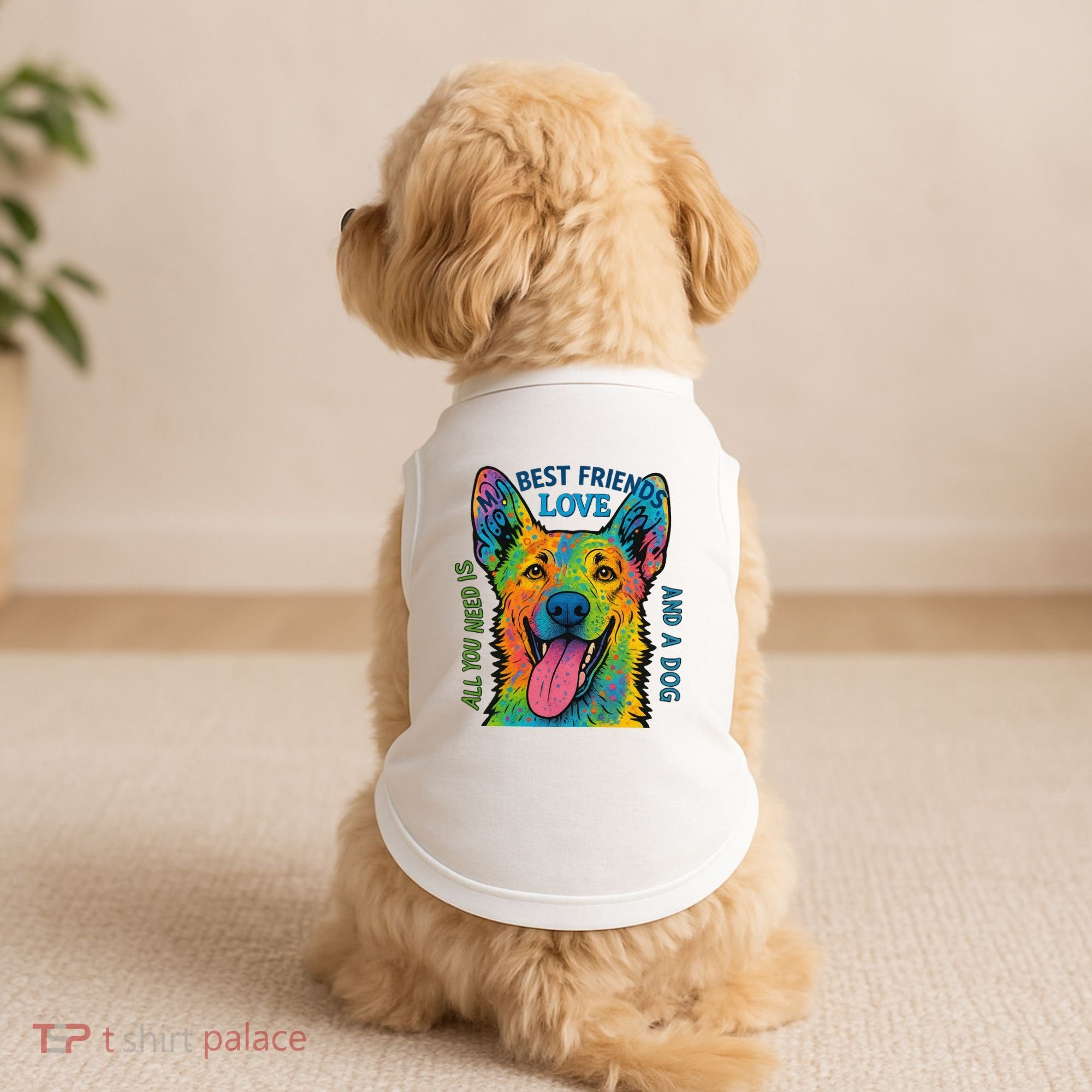 All You Need Is Love And A Dog Doggie Tank