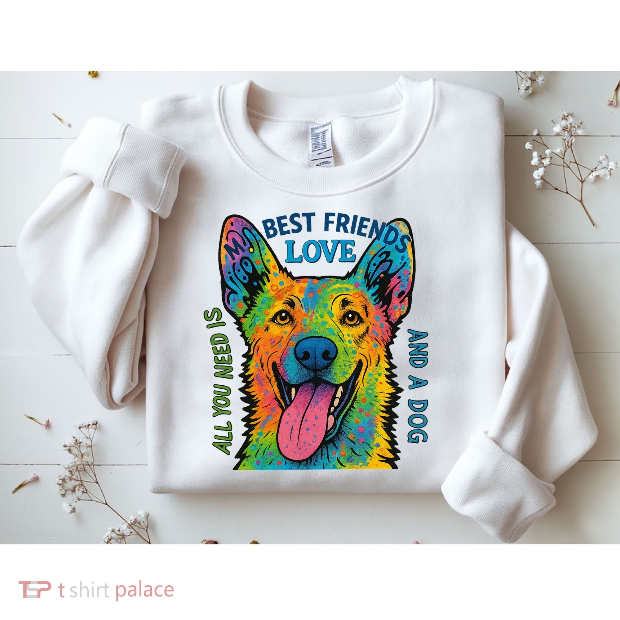 All You Need Is Love And A Dog Sweatshirt