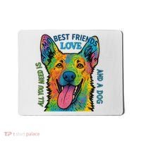 All You Need Is Love And A Dog Mousepad thumb 0
