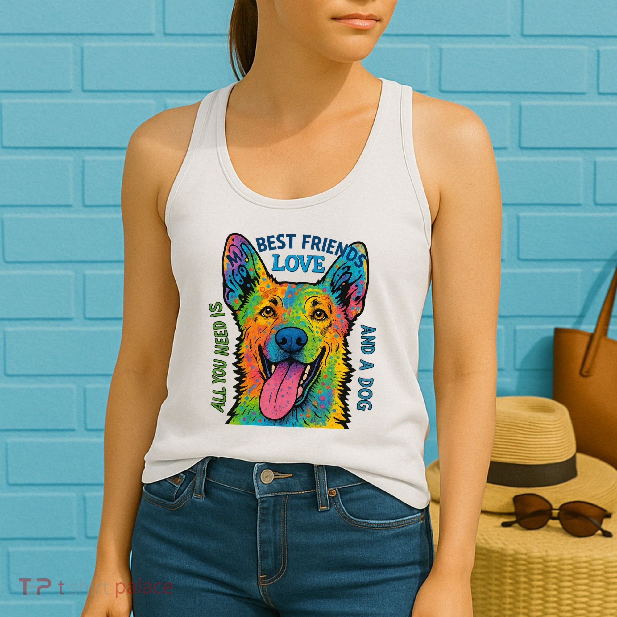 All You Need Is Love And A Dog Women's Tank Top