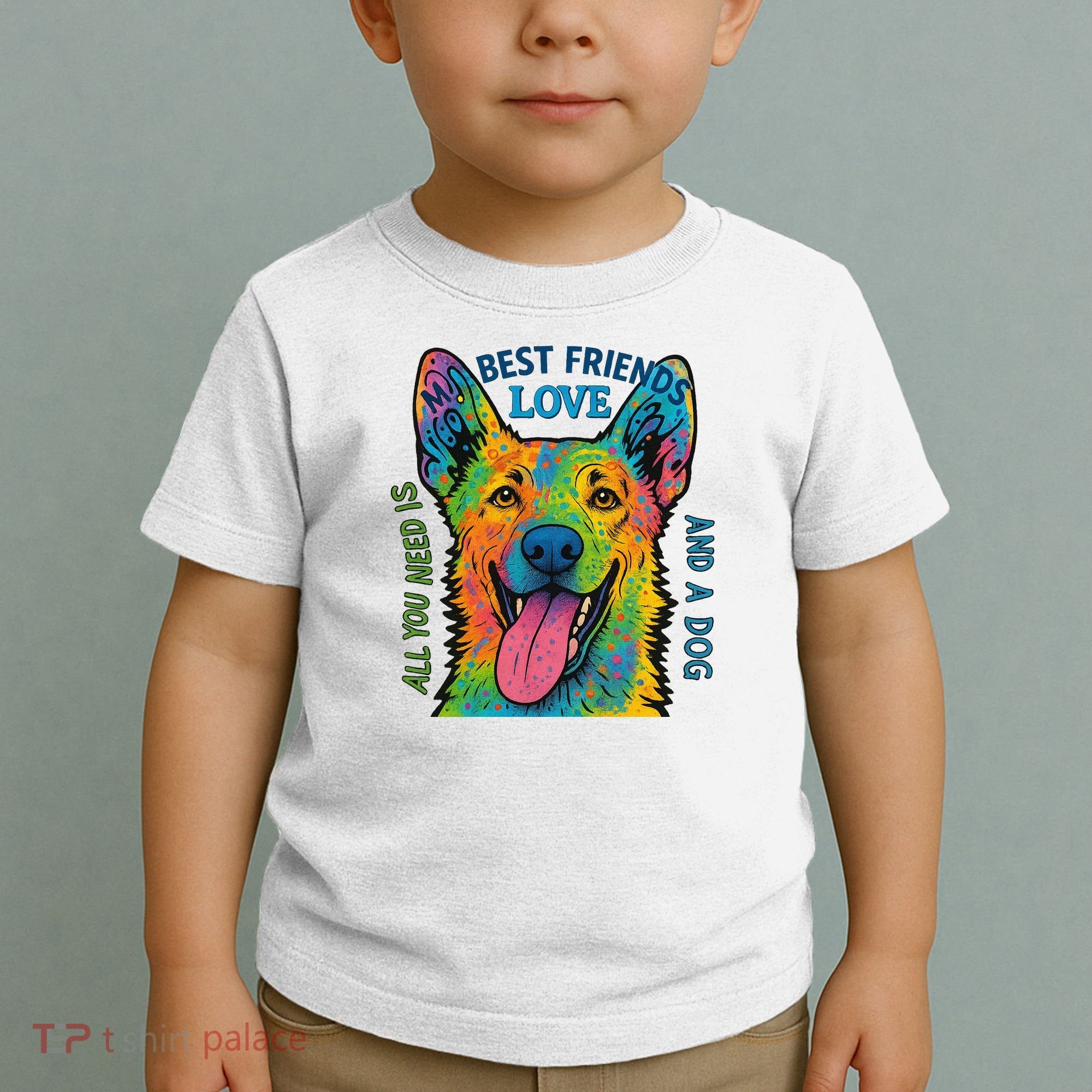 All You Need Is Love And A Dog Toddler T-Shirt