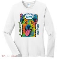 All You Need Is Love And A Dog Women's Long Sleeve Shirt thumb 0