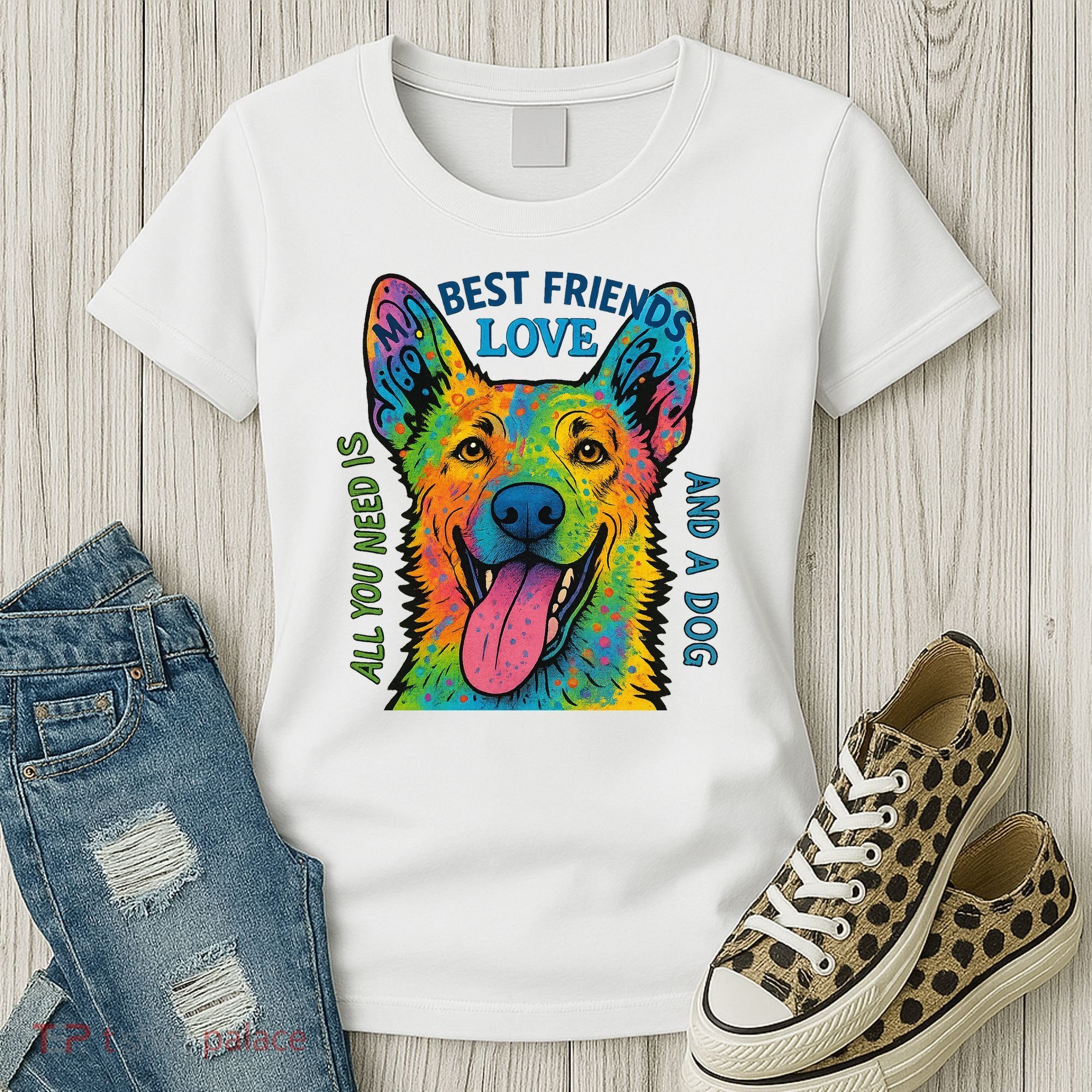 All You Need Is Love And A Dog Women's T-Shirt