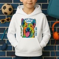 All You Need Is Love And A Dog Kids Hoodie thumb 2