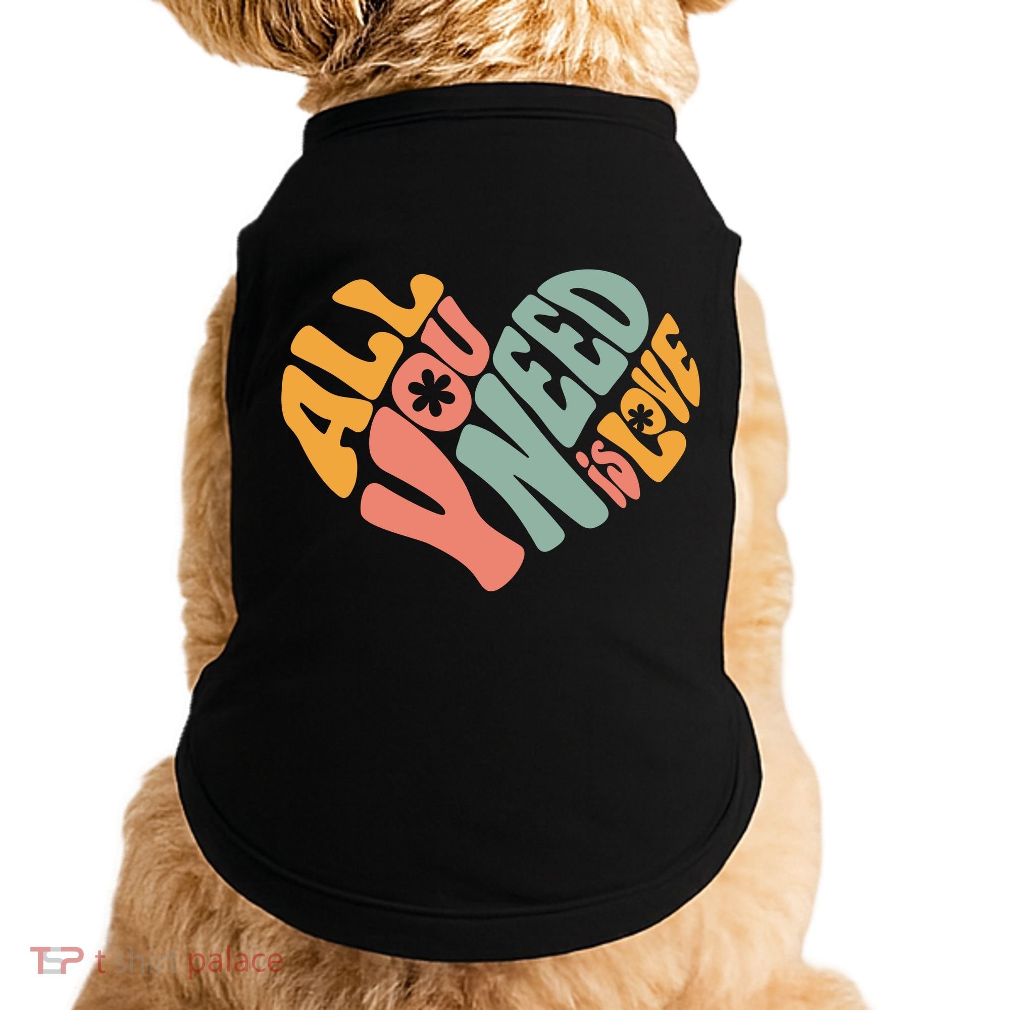 All You Need Is Love Heart Doggie Tank